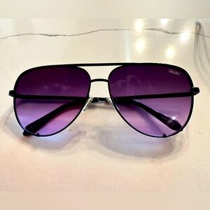 Quay High Key Aviator Black/Amethyst